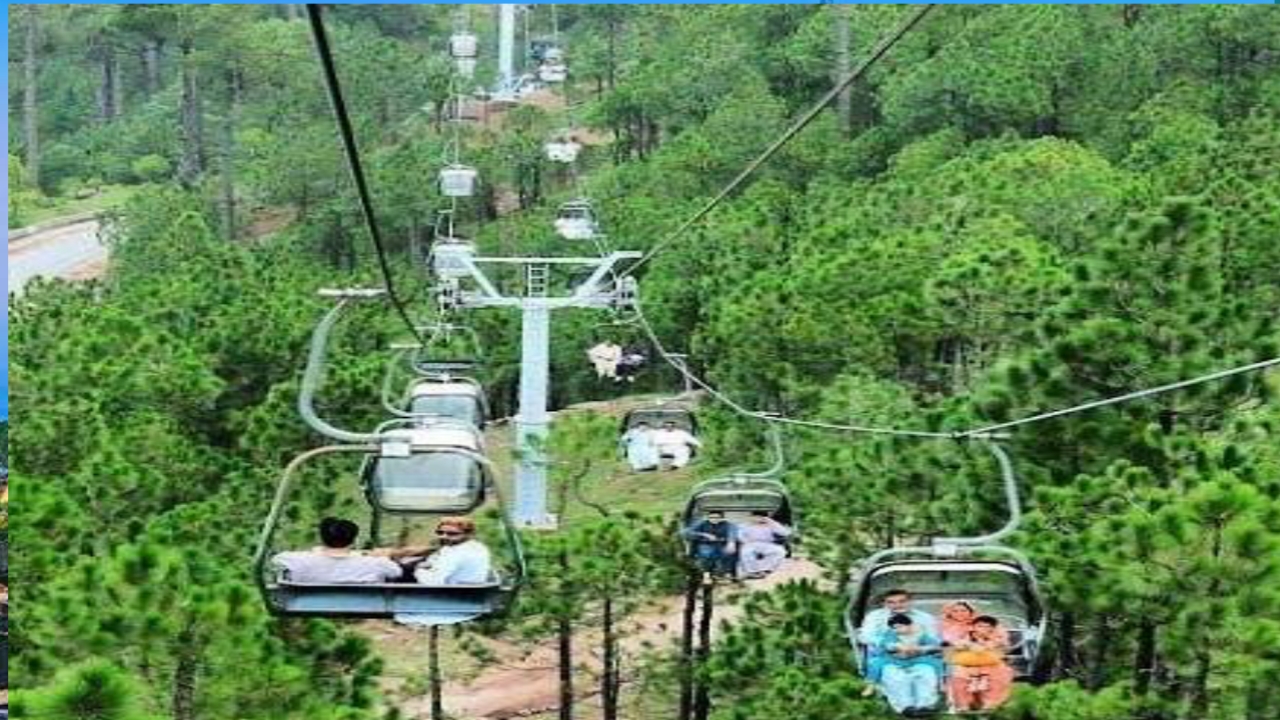 Cable car ride at Patriata New Murree