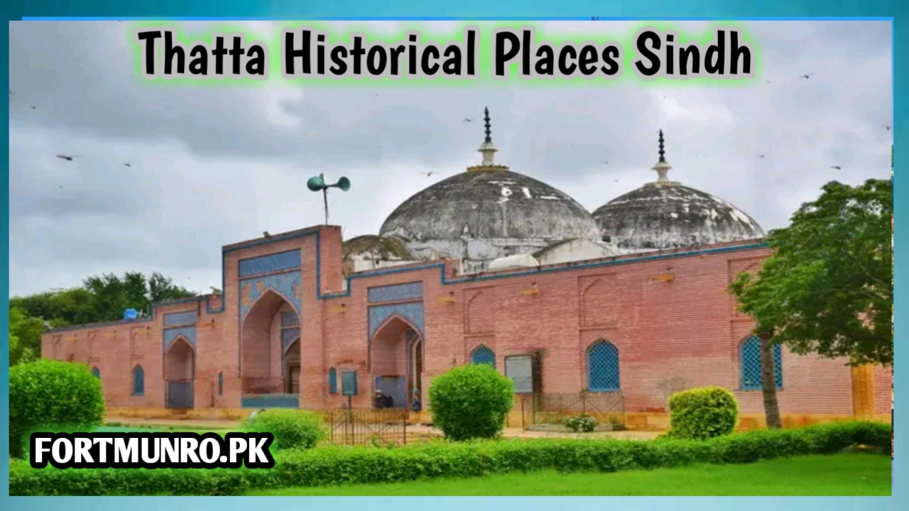 Makli Necropolis historical tombs in Thatta Sindh Pakistan