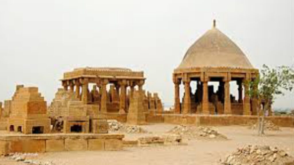 Chaukhandi carved stone tombs in Sindh Pakistan