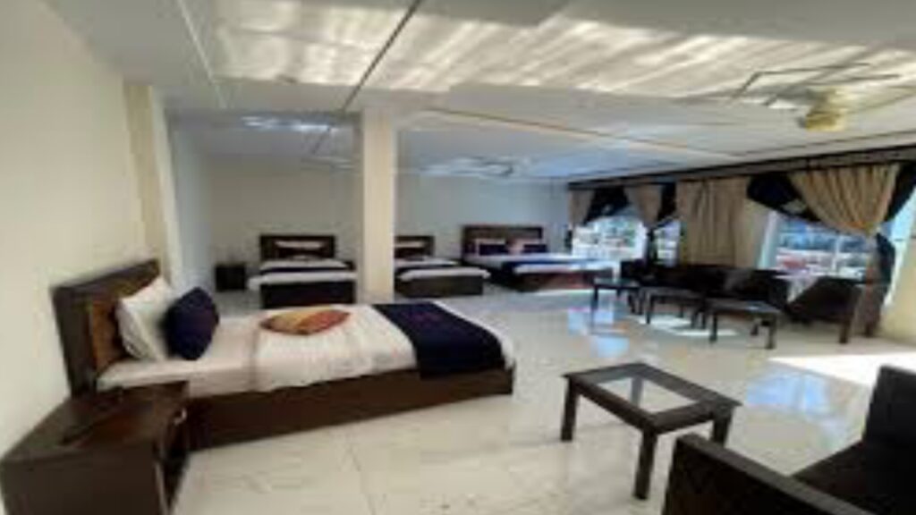 Clean and comfortable hotel room in Kalam Valley for tourists