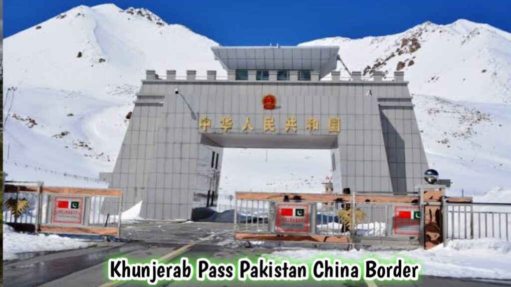 Khunjerab Pass highest paved border crossing between Pakistan and China