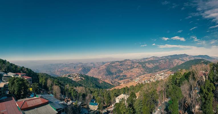 Beautiful mountain view from Kashmir Point Murree