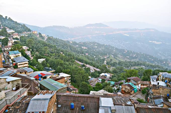 Beautiful scenic view of Murree hill station
