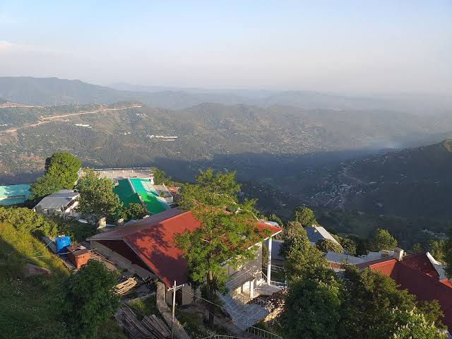 Beautiful mountain view from Kashmir Point Murree
