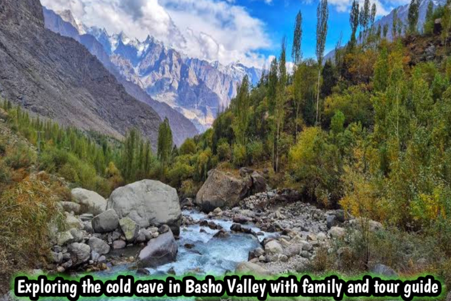 Exploring the cold cave in Basho Valley with family and tour guide – Chasing Dreams Travel Diary Part 9