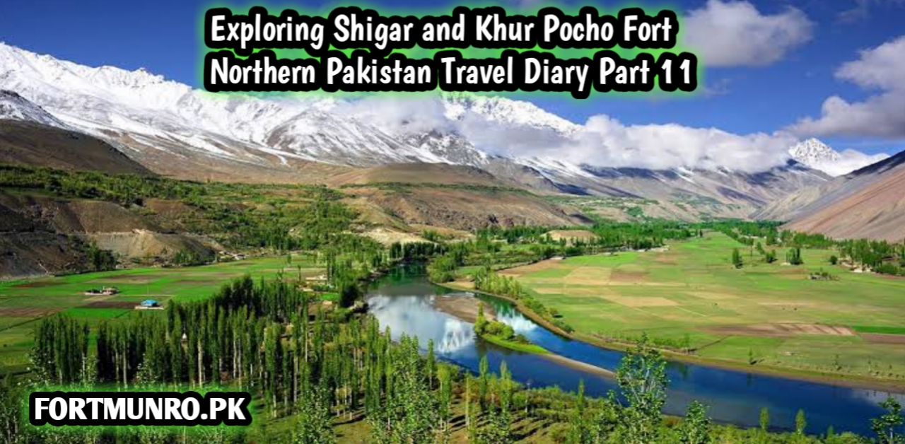 Stunning view of Shigar Valley from Skardu road, Northern Pakistan