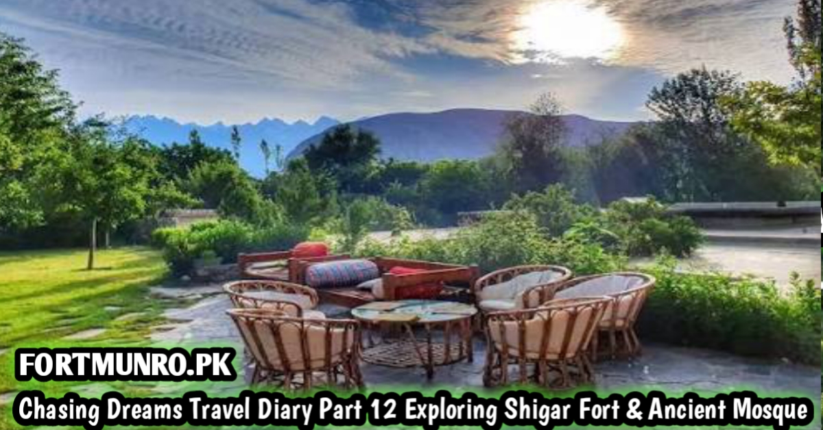 Shigar Fort with historic Chinar tree in Shigar Valley