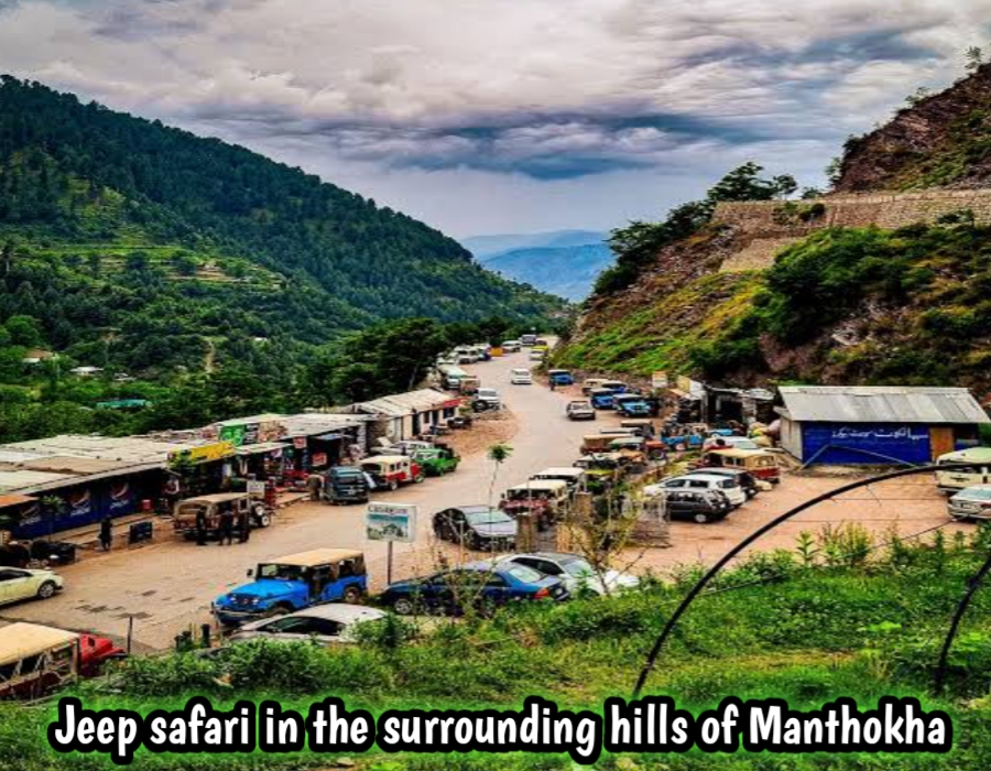 Jeep safari in the surrounding hills of Manthokha