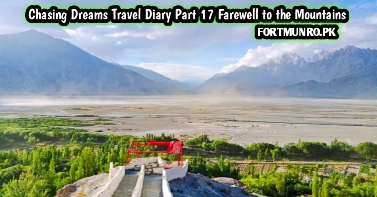 Panoramic view of Sailung Valley at sunset, Khaplu
