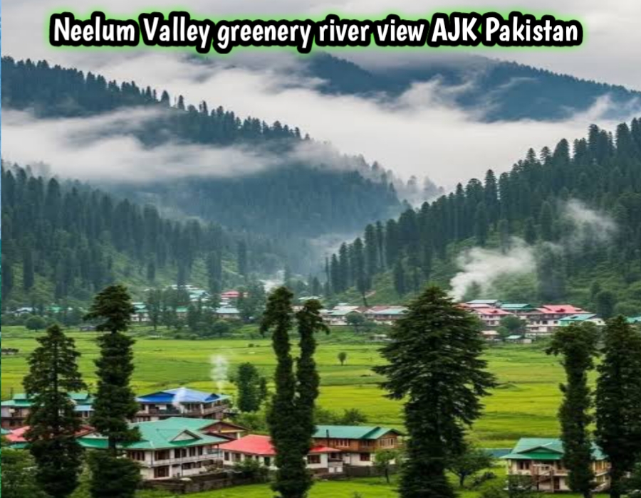 Neelum Valley greenery river view AJK Pakistan