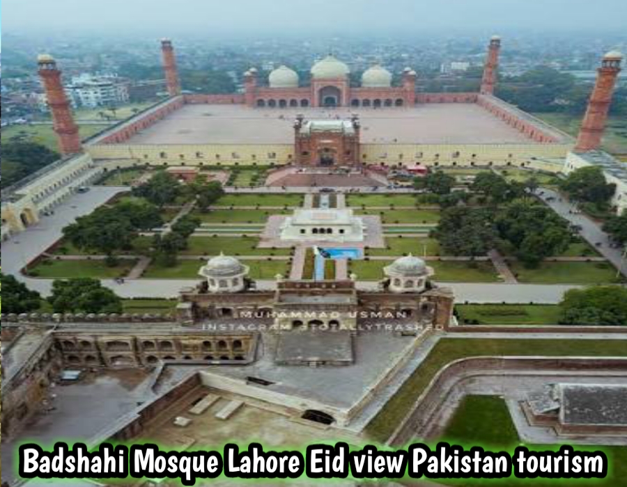 Badshahi Mosque Lahore Eid view Pakistan tourism