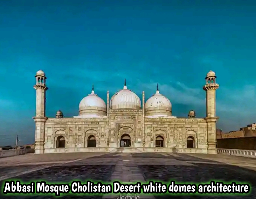 Abbasi Mosque Cholistan Desert white domes architecture