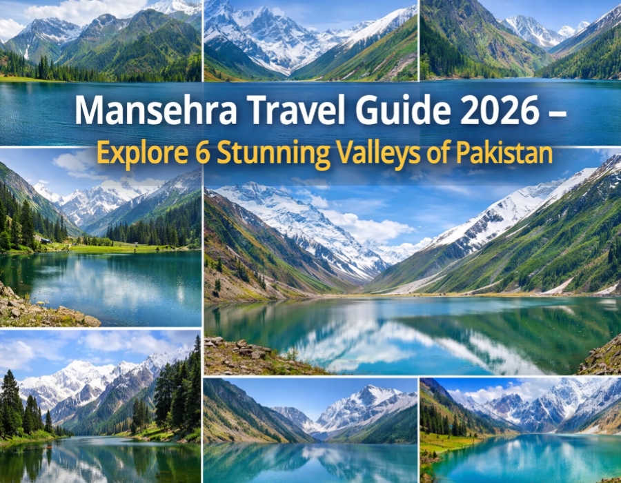 Mansehra valleys scenic view mountains rivers and green landscapes Pakistan