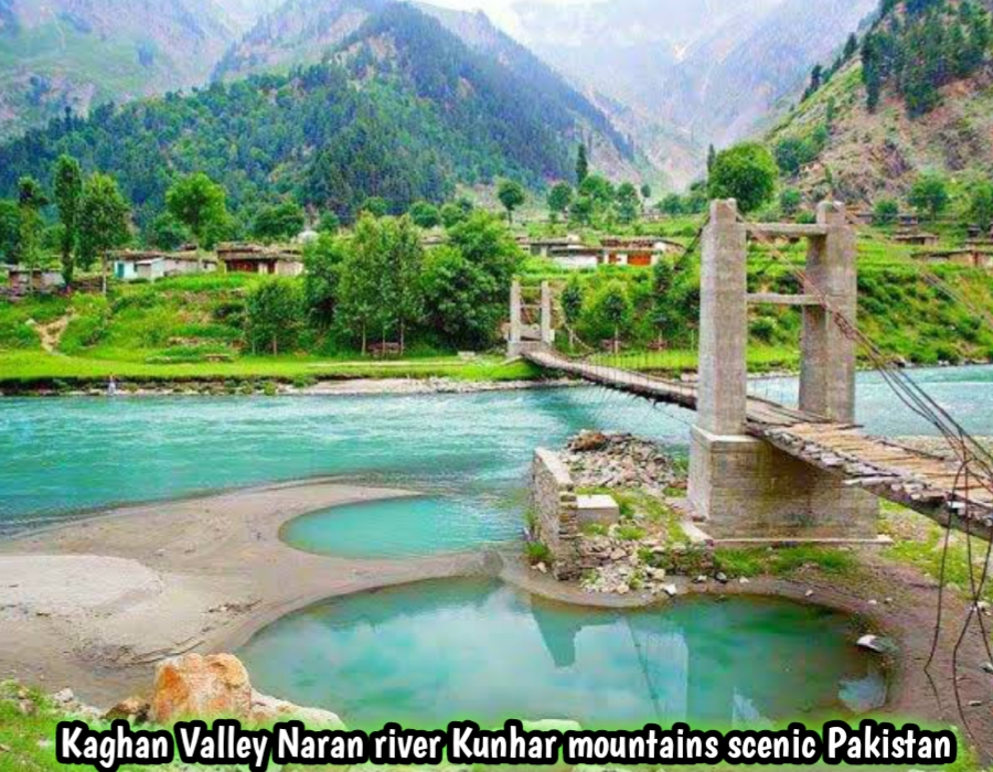 Kaghan Valley Naran river Kunhar mountains scenic Pakistan