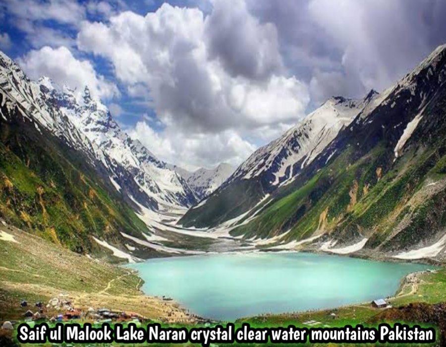 Saif ul Malook Lake Naran crystal clear water mountains Pakistan