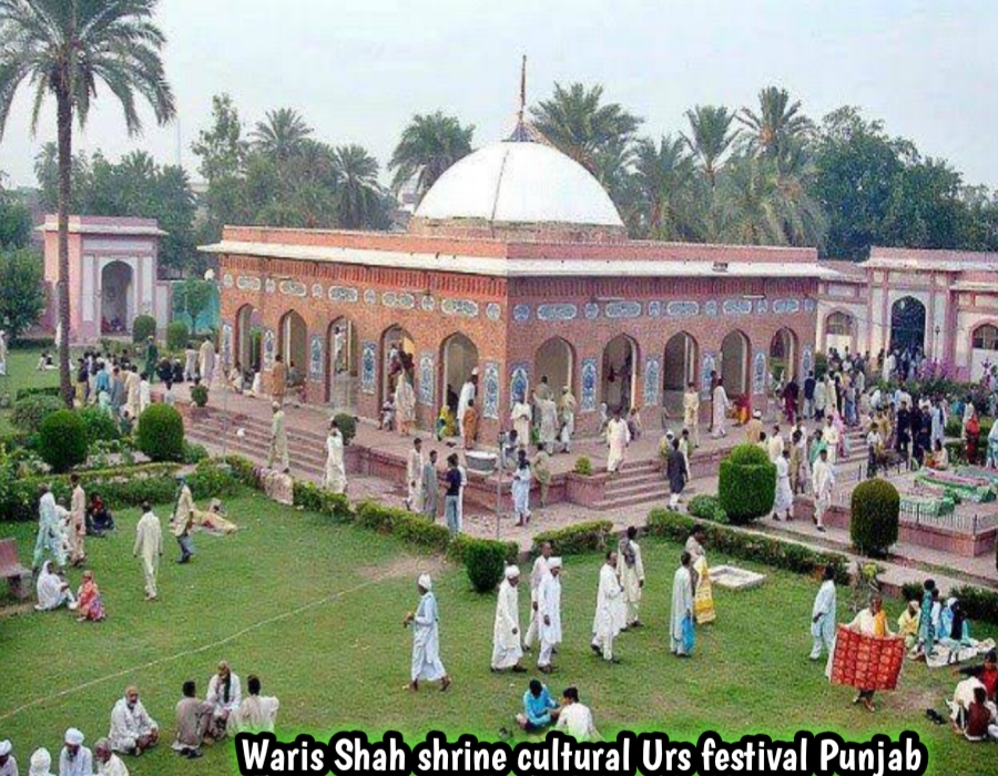 Waris Shah shrine cultural Urs festival Punjab