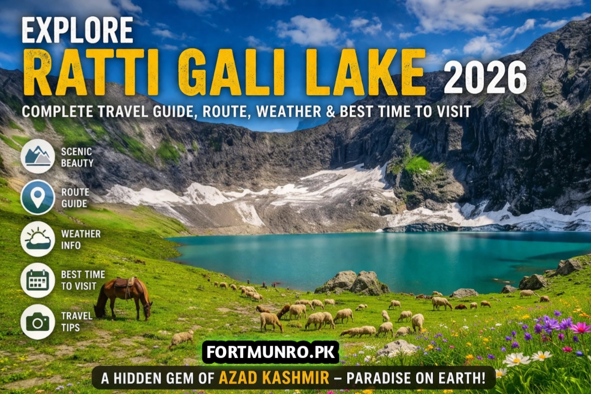 Explore Ratti Gali Lake 2026 – Complete Travel Guide, Route, Weather & Best Time to Visit
