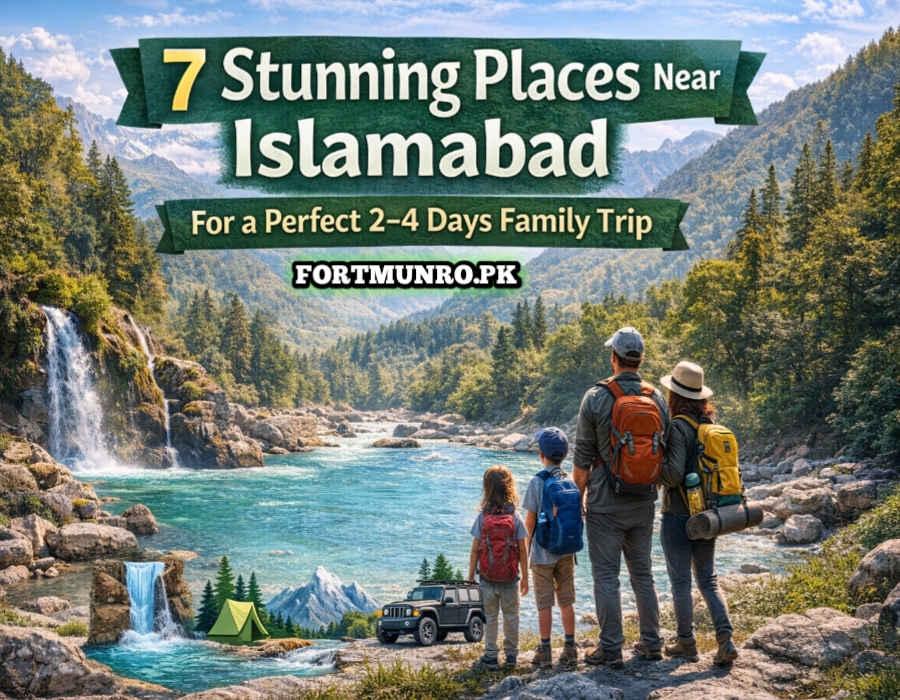 7 stunning places near Islamabad including waterfalls, forests and river views for a perfect family trip in Northern Pakistan