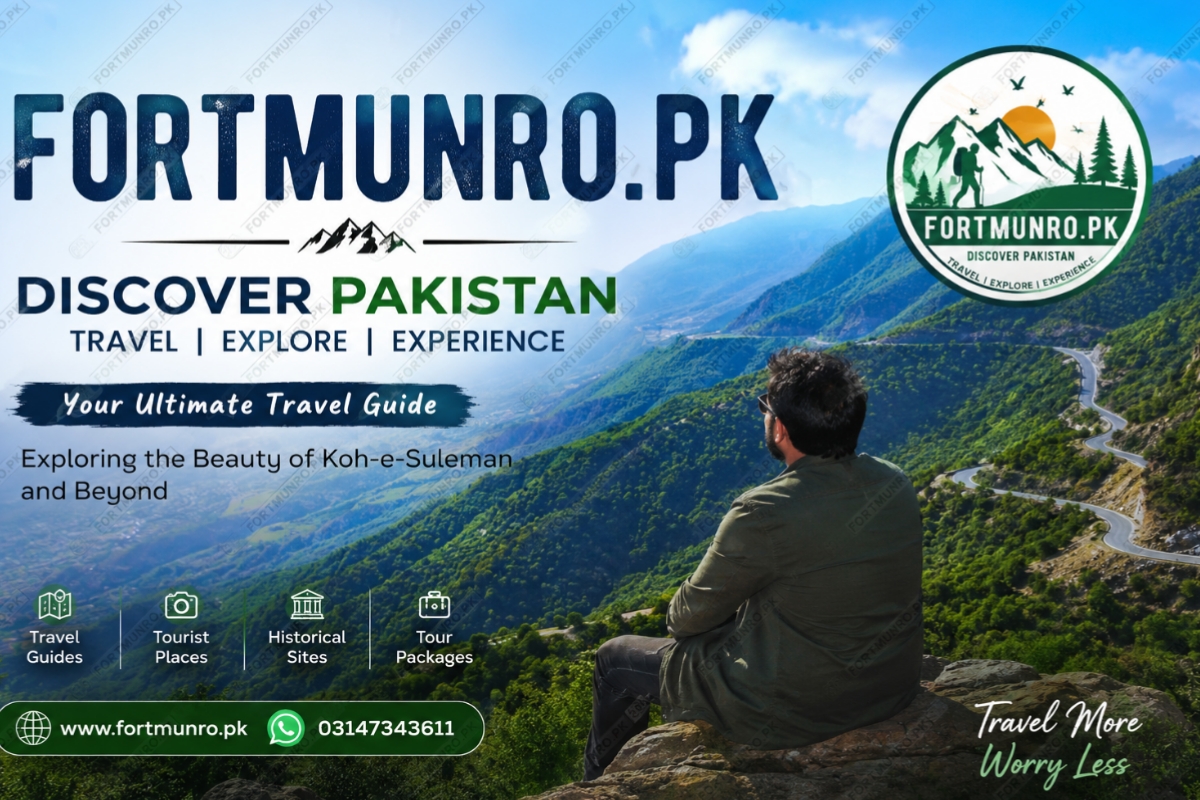 Owner of Fortmunro.pk travel blogger Ali Nawaz promoting tourism in Pakistan