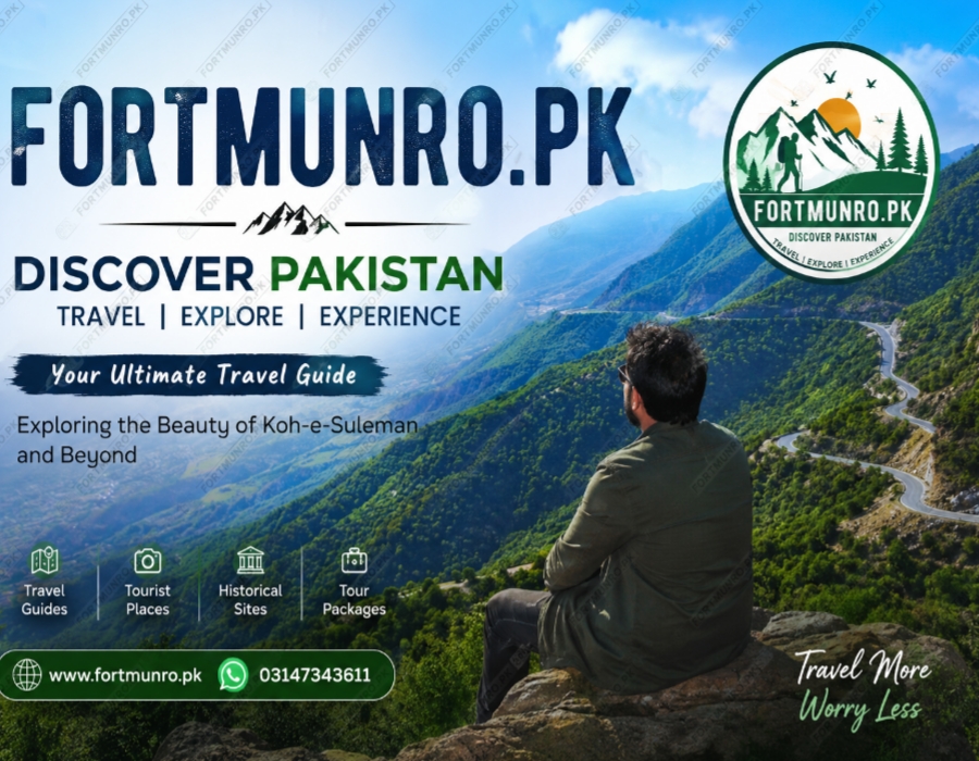 Owner of Fortmunro.pk travel blogger Ali Nawaz promoting tourism in Pakistan