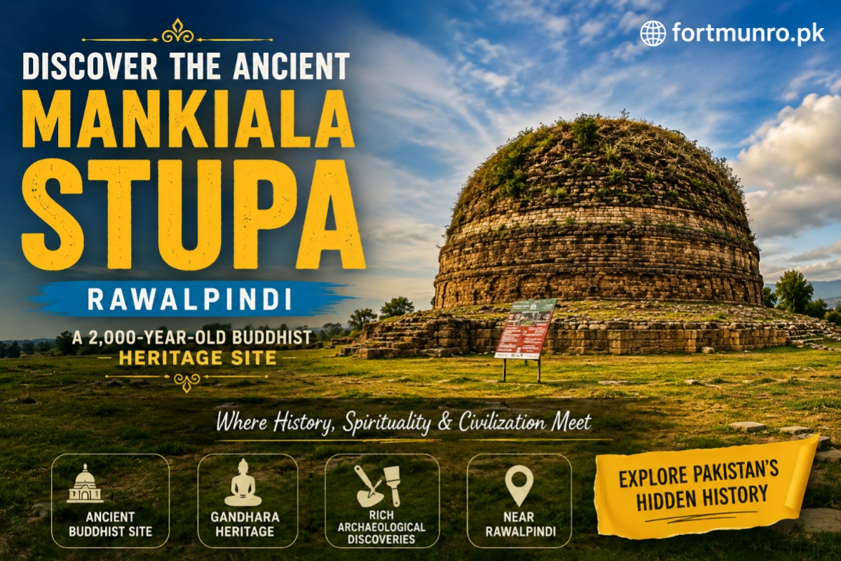 Mankiala Stupa Rawalpindi ancient Buddhist heritage site in Pakistan