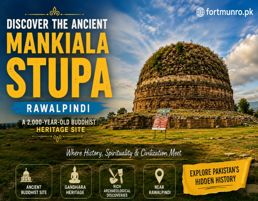 Mankiala Stupa Rawalpindi ancient Buddhist heritage site in Pakistan