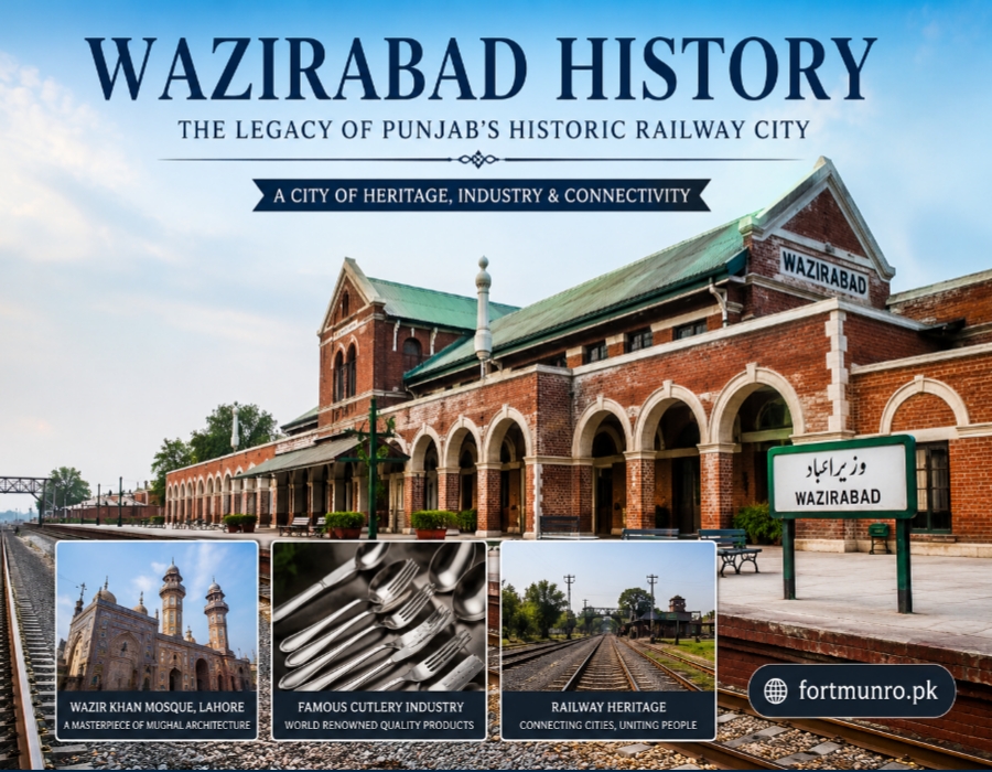 Historic view of Wazirabad Railway Station and the rich heritage of Wazirabad Punjab Pakistan