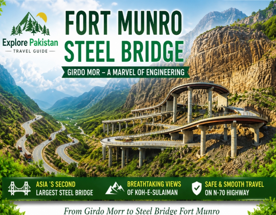 Fort Munro Steel Bridge – Engineering Marvel Above the Clouds
