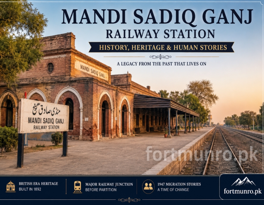 1947 migration history at Mandi Sadiq Ganj Railway Station during Partition of India