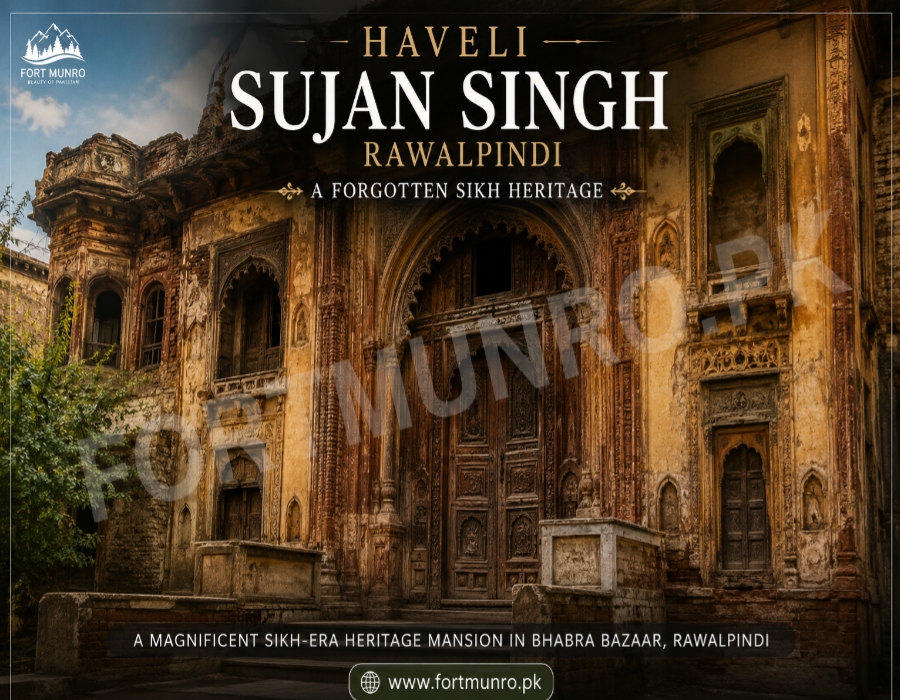 Haveli Sujan Singh Rawalpindi heritage mansion in Bhabra Bazaar
