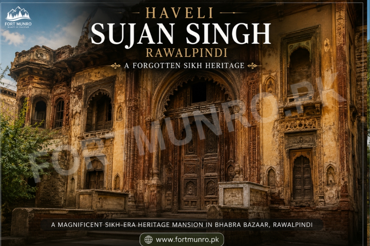 Haveli Sujan Singh Rawalpindi heritage mansion in Bhabra Bazaar
