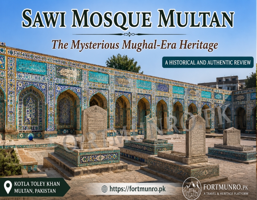Sawi Mosque Multan historical Mughal-era mosque with turquoise tile work