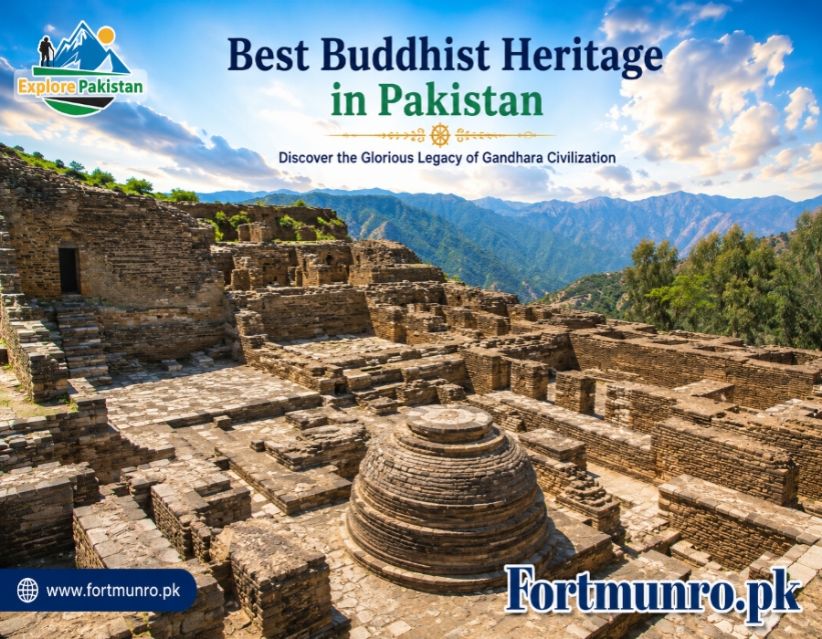 Ancient Takht-i-Bahi Buddhist monastery ruins in Mardan Pakistan