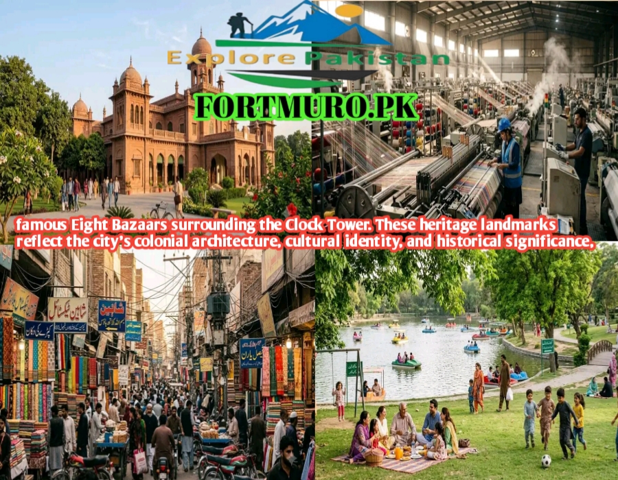 Historic Eight Gates of Faisalabad – Heritage Entrances to the Eight Bazaars