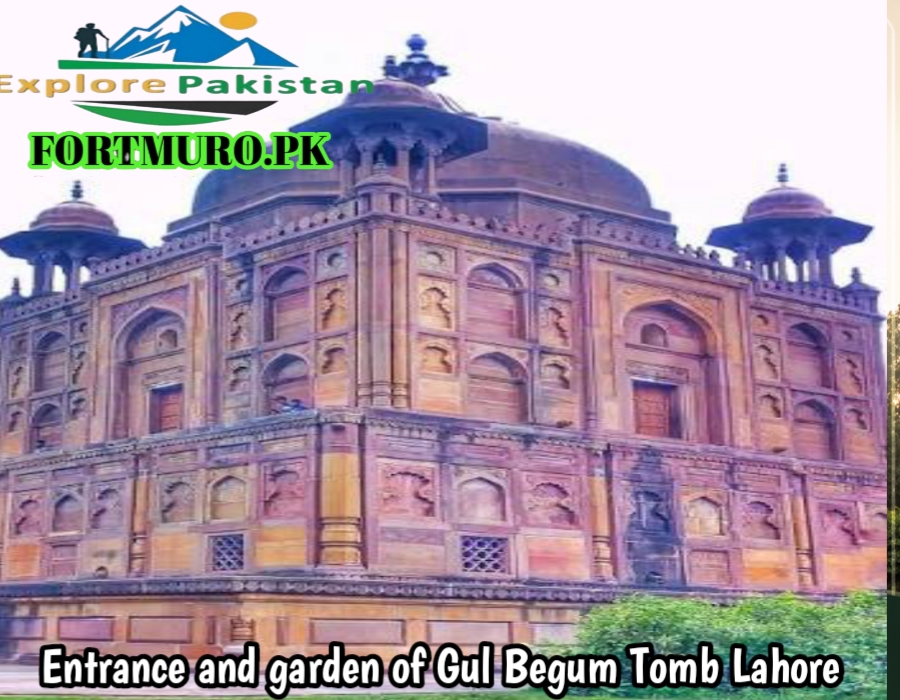 Entrance and garden of Gul Begum Tomb Lahore