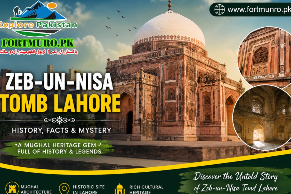 Zeb-un-Nisa Tomb Lahore historical Mughal monument in Pakistan