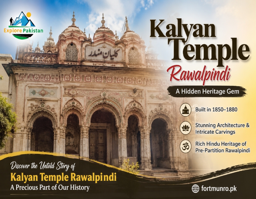 Kalyan Temple Rawalpindi historic Hindu temple exterior view