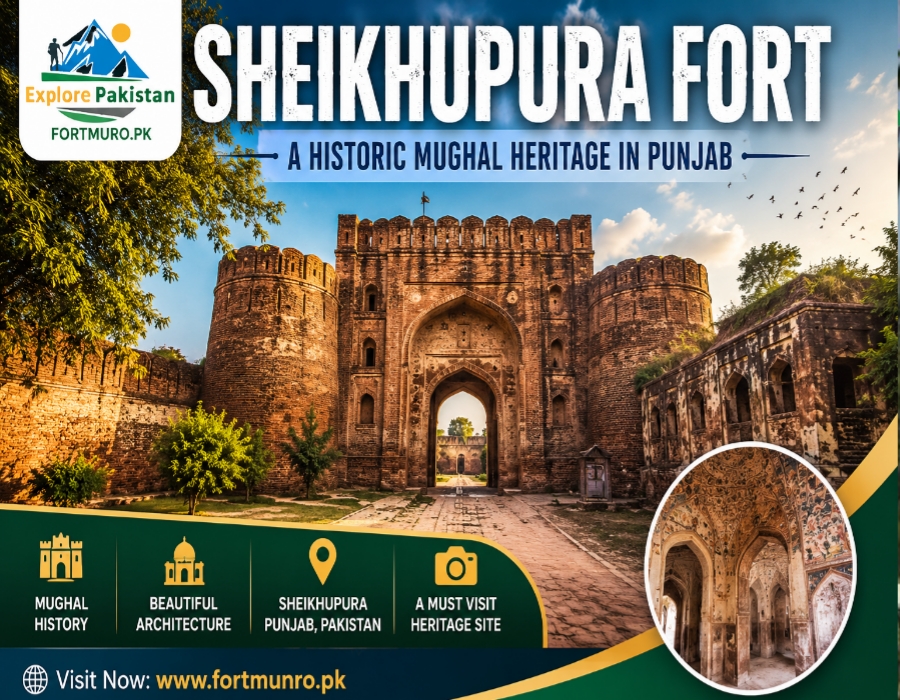 Historic Rani Mahal inside Sheikhupura Fort Pakistan