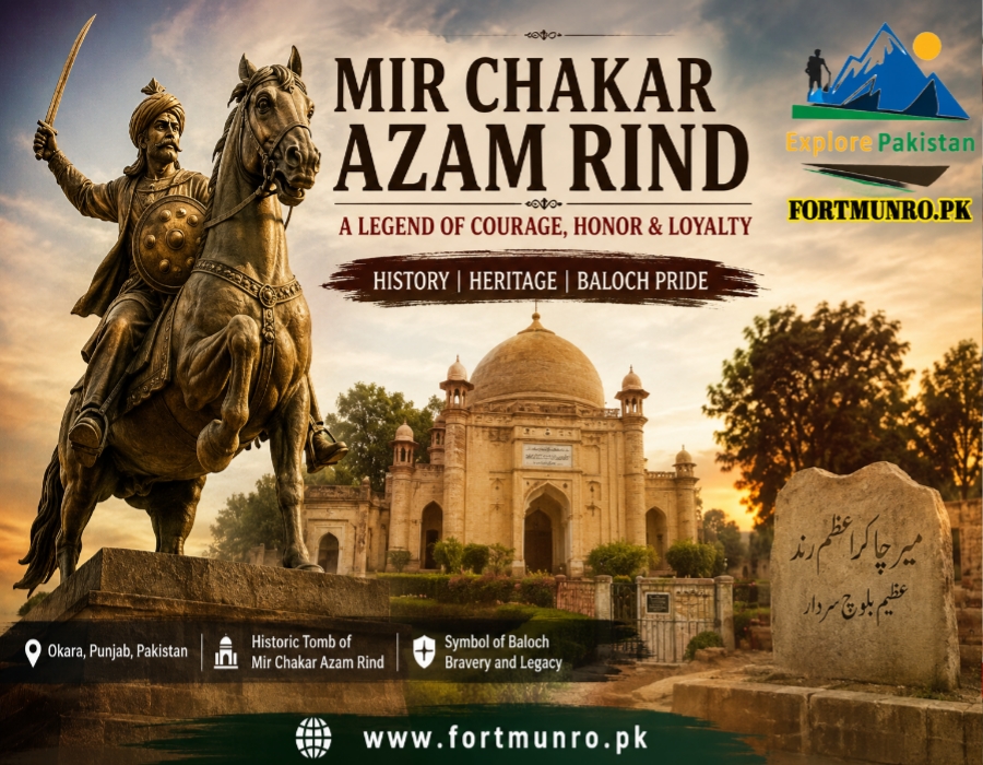 Mir Chakar Azam Rind Tomb in Okara Punjab Pakistan