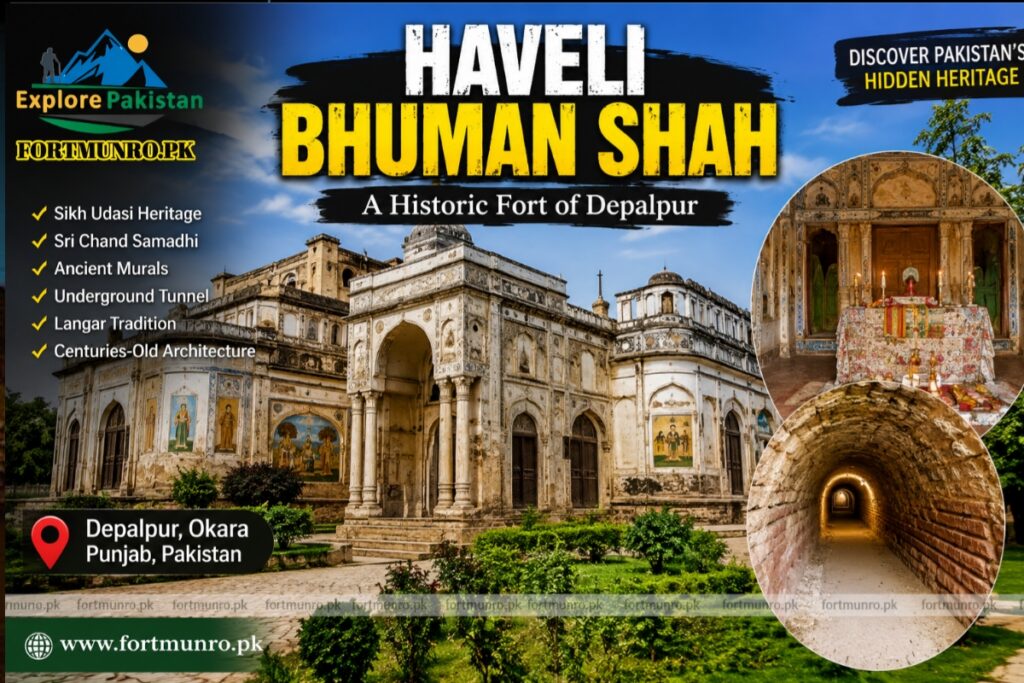 Haveli Bhuman Shah historical entrance in Depalpur Pakistan
