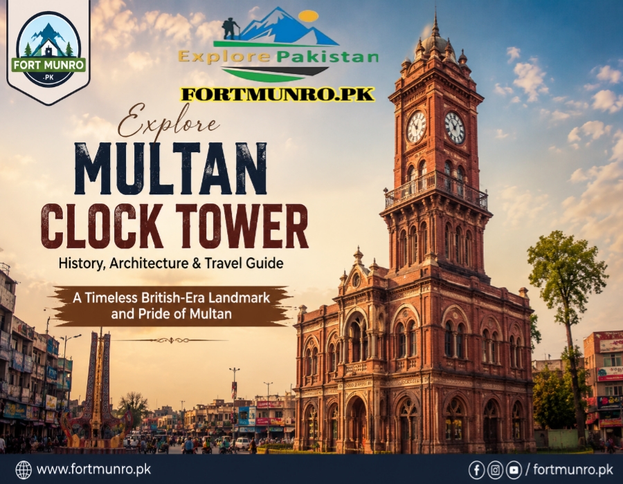 Multan Clock Tower historic British-era landmark in Multan Pakistan