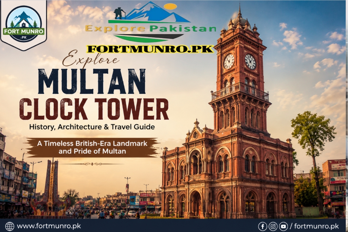 Multan Clock Tower historic British-era landmark in Multan Pakistan