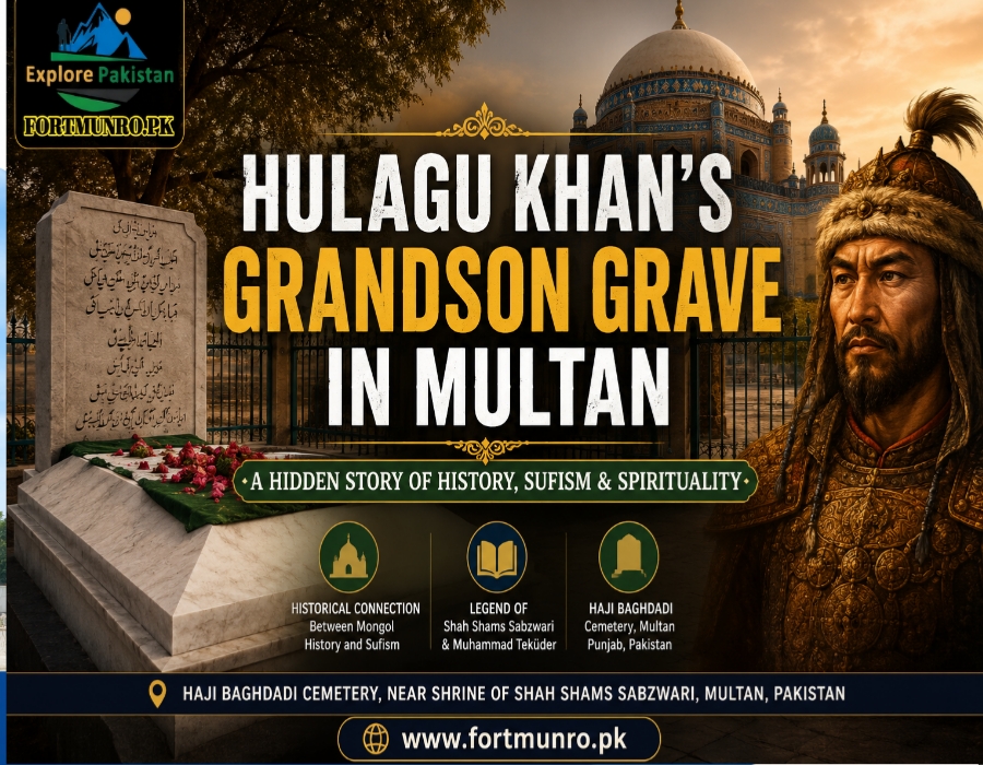 Hulagu Khan's Grandson Grave in Multan at Haji Baghdadi Cemetery