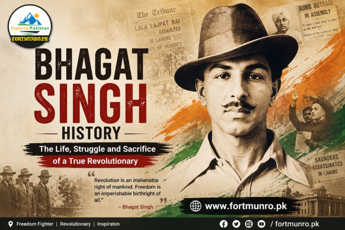 Bhagat Singh childhood portrait and early life history during Indian freedom movement
