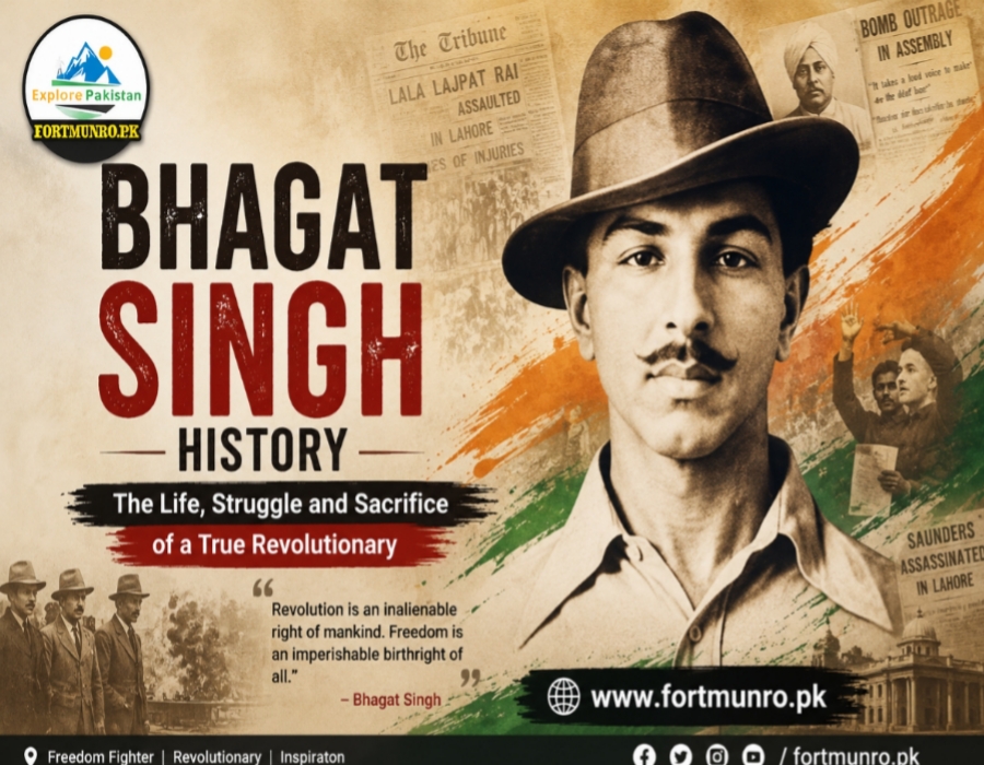 Bhagat Singh childhood portrait and early life history during Indian freedom movement