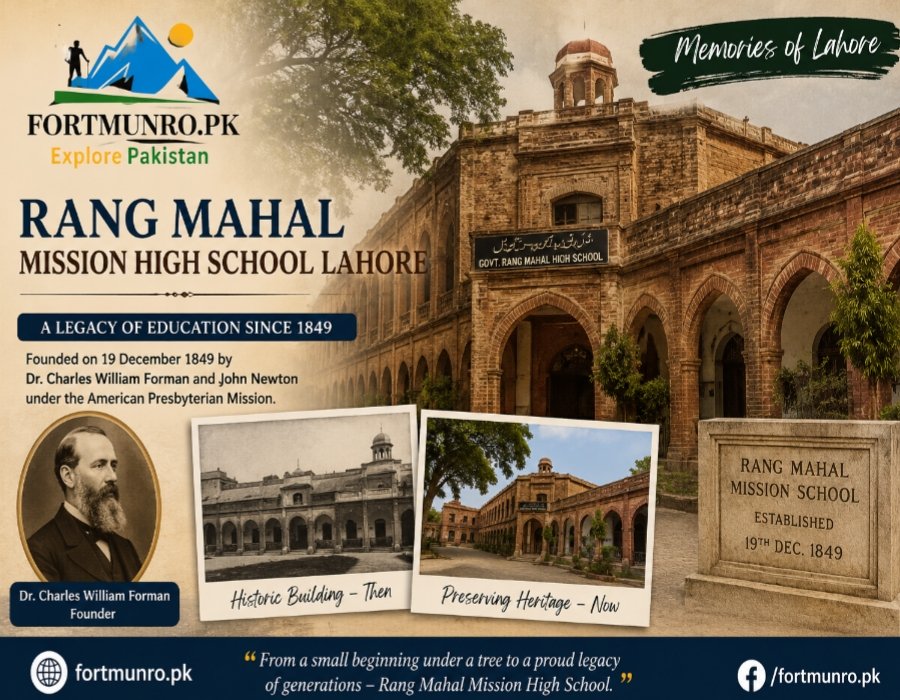 Rang Mahal Mission High School Lahore historical building