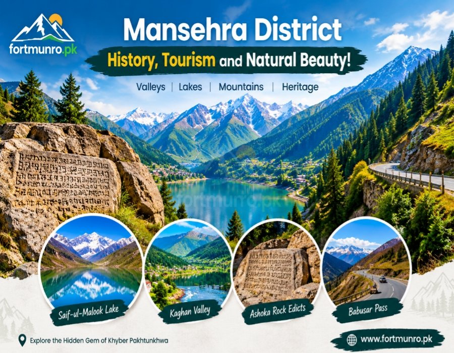 Mansehra District Tourism and Scenic Mountain Landscape