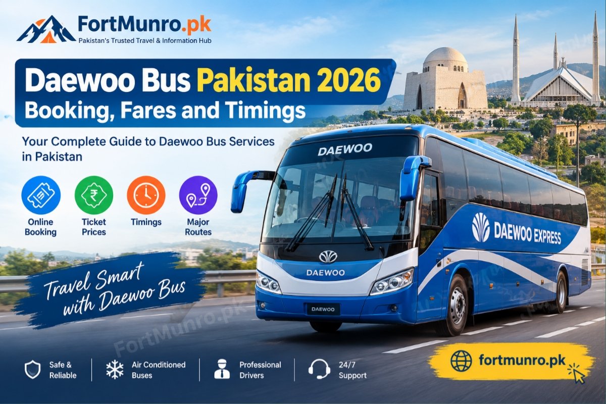 Daewoo Bus Pakistan 2026 – Booking, Fares and Timings