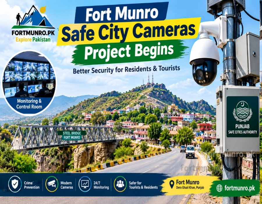 Steel Bridge on the road to Fort Munro is included in the Safe City security project.