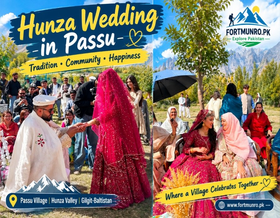 Traditional music and dance during a Hunza wedding in Passu